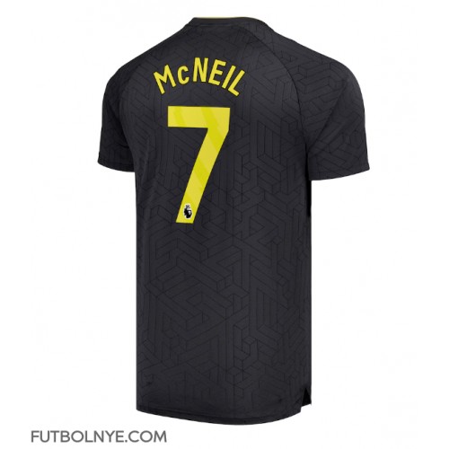 Camiseta Everton Dwight McNeil #7 Visitante Equipación 2024-25 manga corta